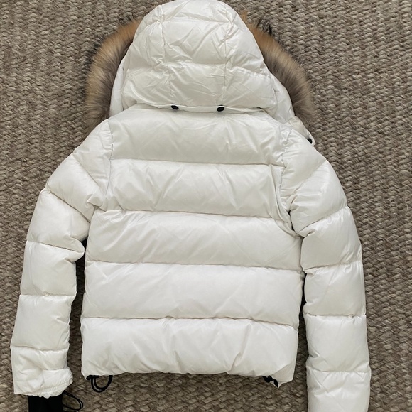 NWT SAM Fur Annabelle Down Jacket White Size S currently out of town for awhile - Picture 8 of 8